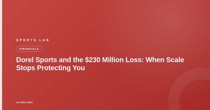 Dorel Sports and the $230 Million Loss: When Scale Stops Protecting You