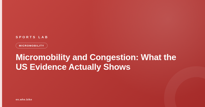 Micromobility and Congestion: What the US Evidence Actually Shows