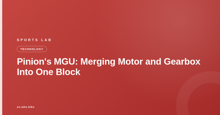 Pinion's MGU: Merging Motor and Gearbox Into One Block